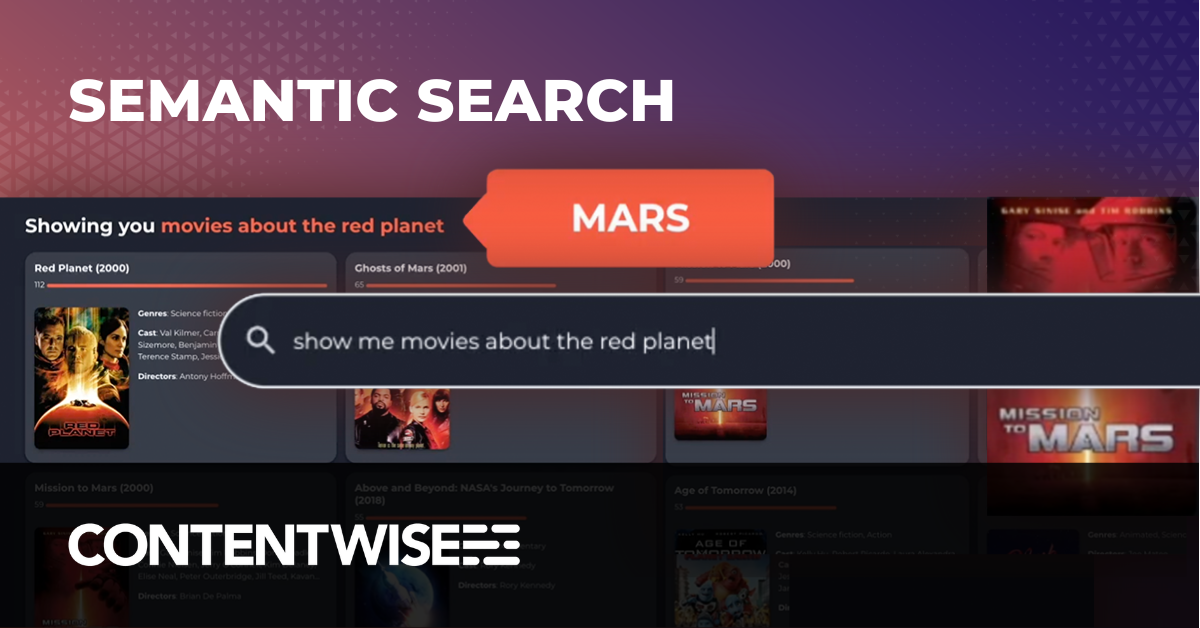 ContentWise Semantic Search
